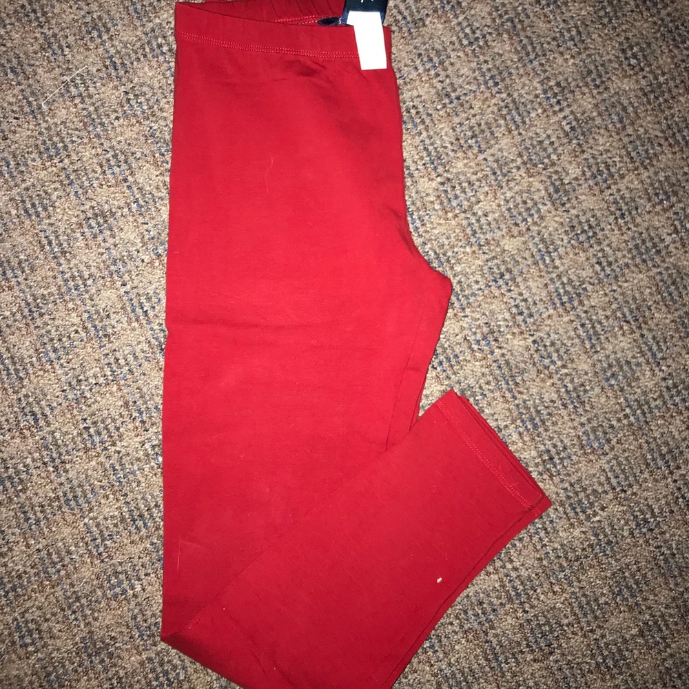 Ralph Lauren Red Leggings